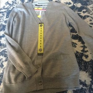 NWT Kirkland grey long sweater